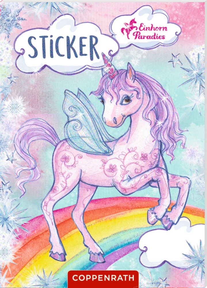 Sticker Einhorn Paradies