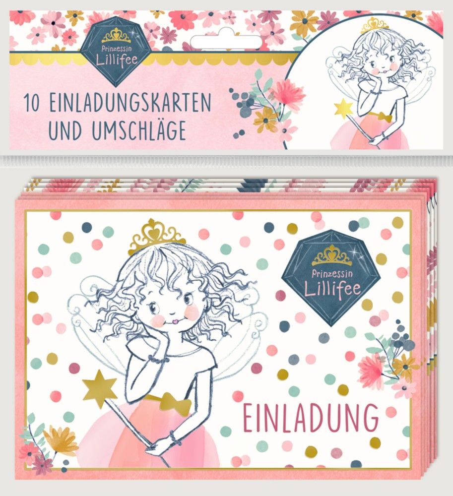 Spiegelburg Prinzessin Lillifee Einladungskarten set