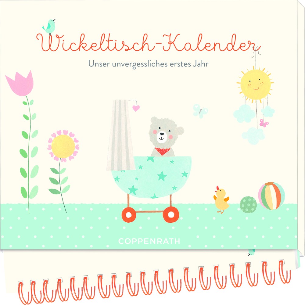 Coppenrath Wickeltischkalender frontht