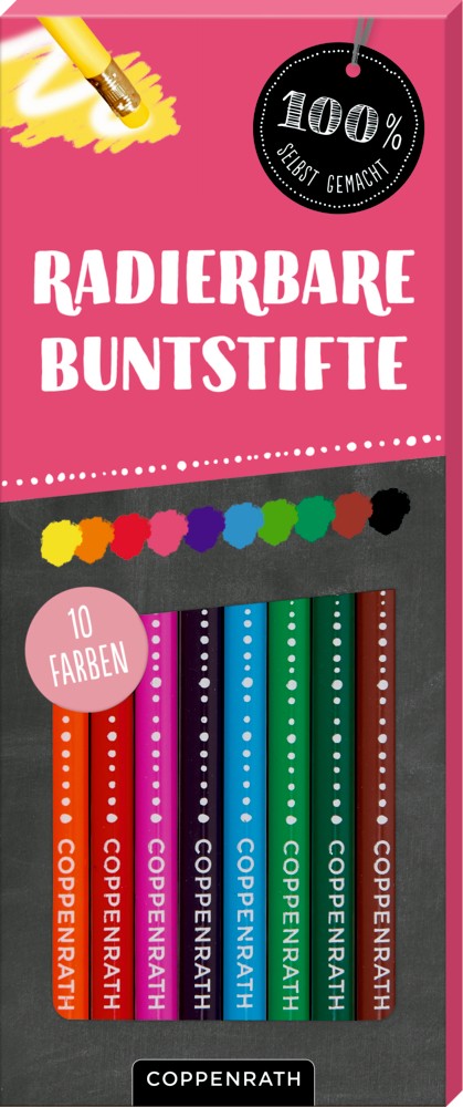 radierbare Buntstifte