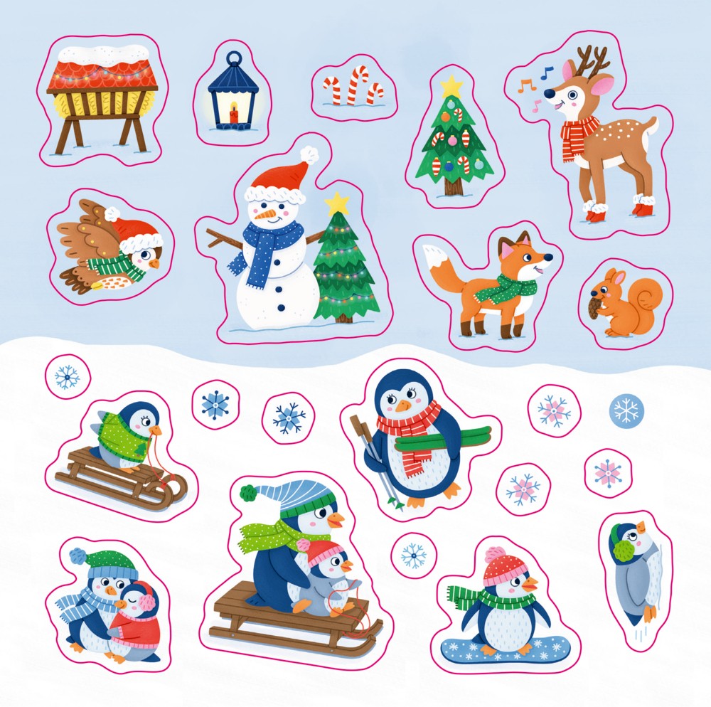 Stickerbogen Beispiel