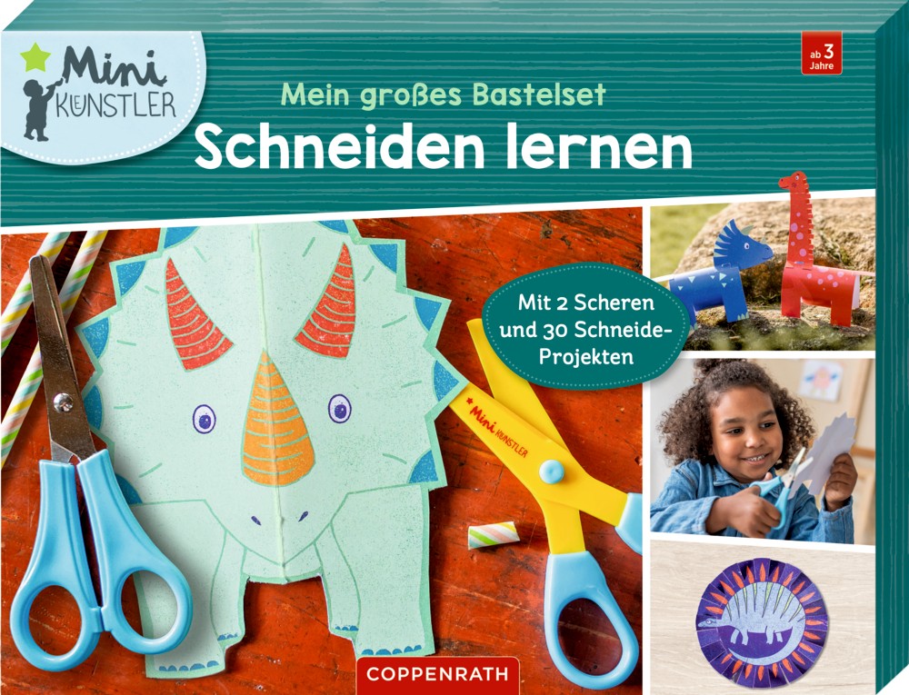 Schere Schneiden Dinos Mini Künstler