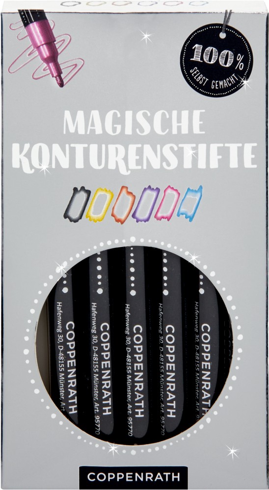 Konturenstifte Set 100% selbst gemacht