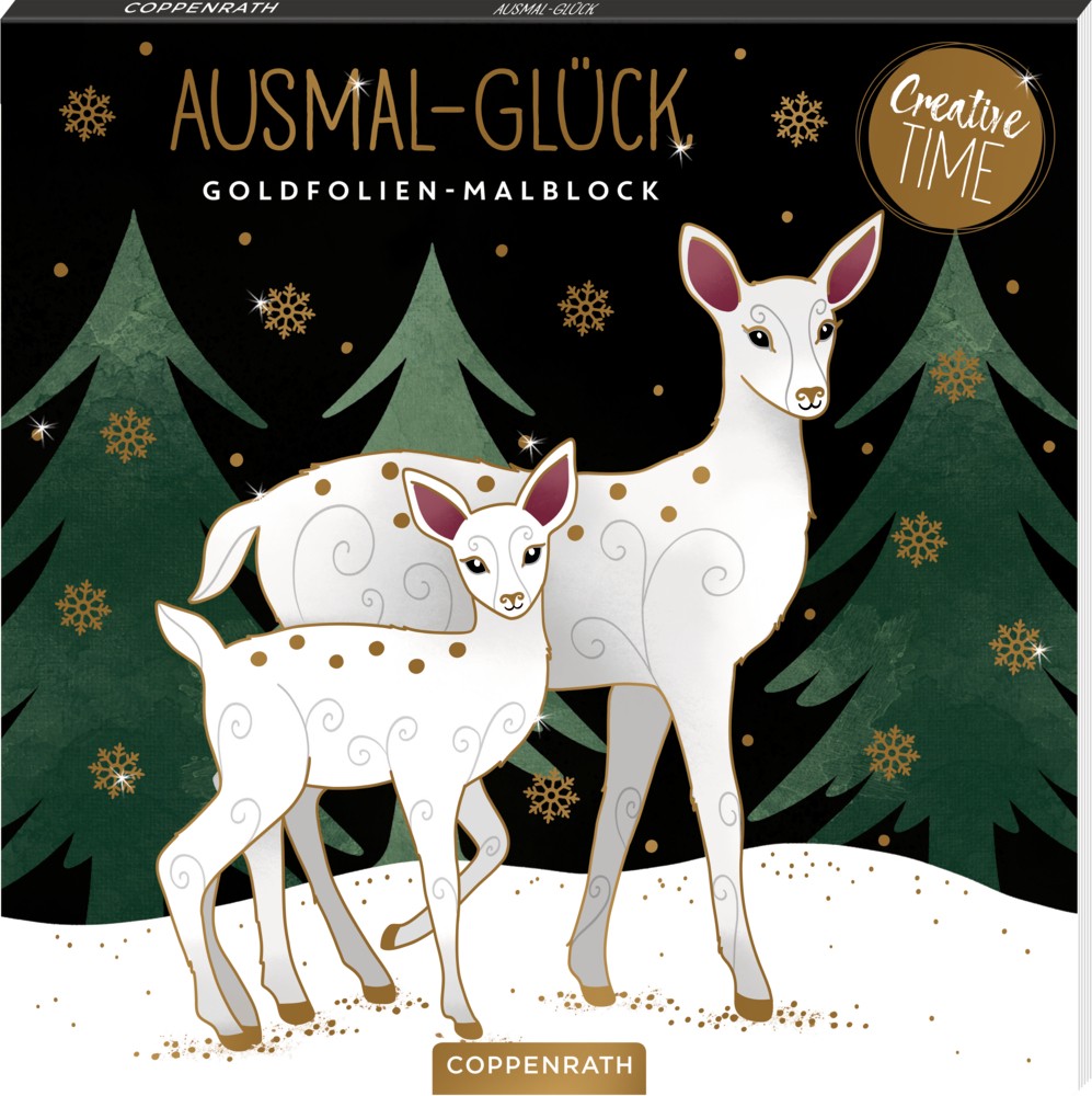 Spiegelburg Goldfolien Ausmalblock Magic Winter