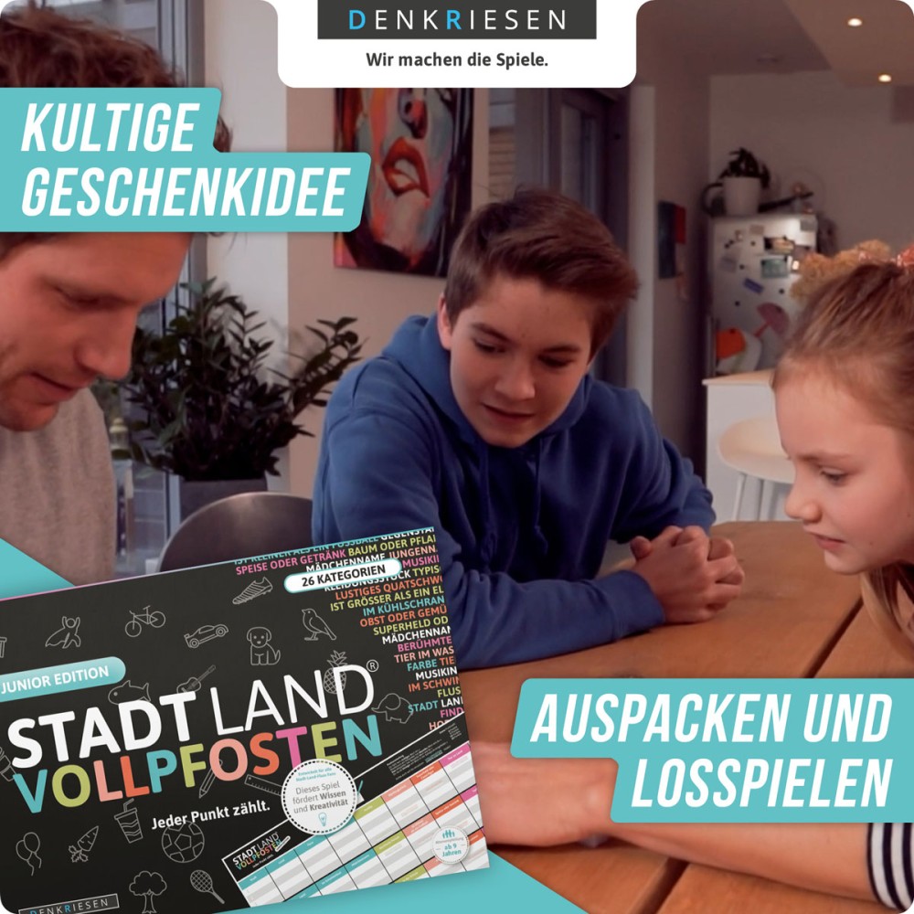 Stadt Land Vollpfosten Spielspaß