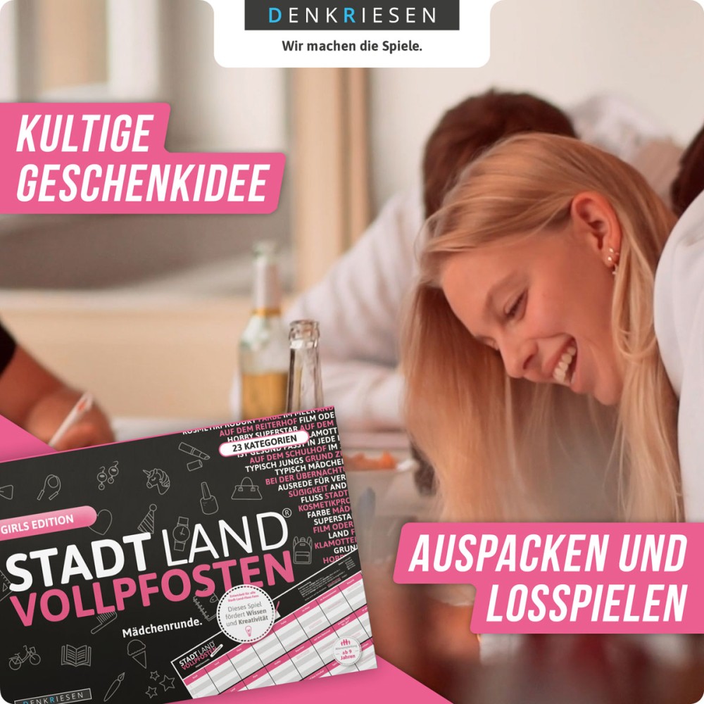 Stadt Land Vollpfosten Geschenkidee