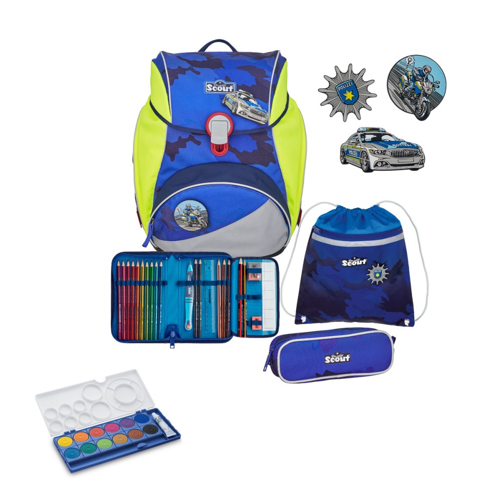 Scout Alpha Blue Police Set 4 teilig