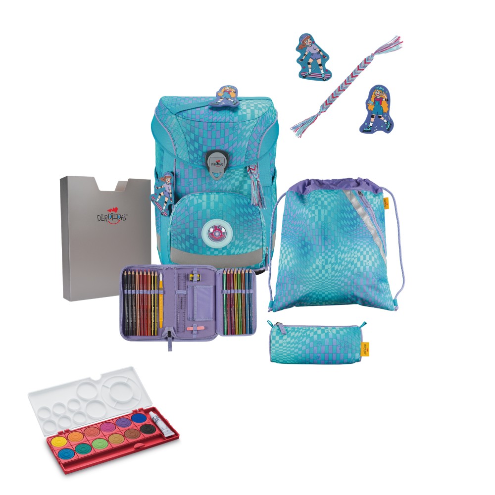 DerDieDas Schulranzen Easy mit Buttons Active DerDieDas Schulranzen Easy mit Buttons Active