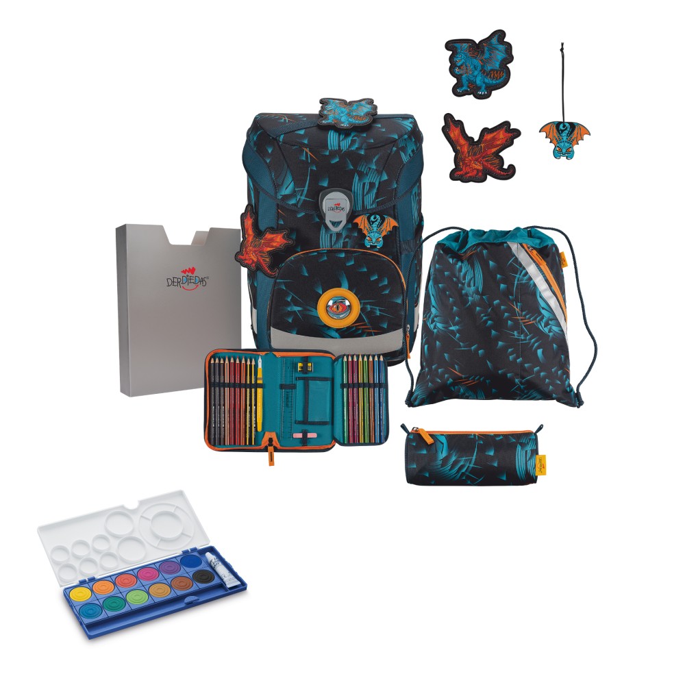 DerDieDas Schulranzen Easy mit Buttons Dragon Moon DerDieDas Schulranzen Easy mit Buttons Dragon Moon