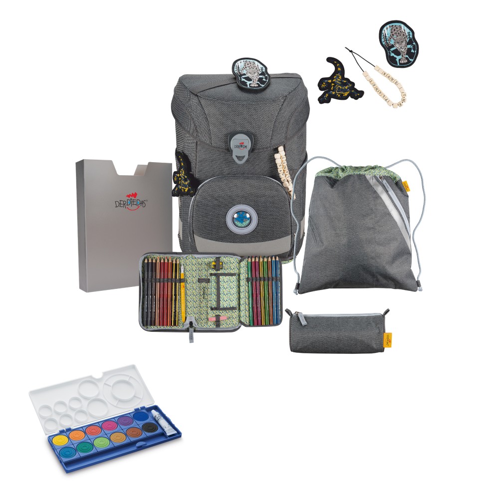 DerDieDas Schulranzen Easy mit Buttons My World DerDieDas Schulranzen Easy mit Buttons My World