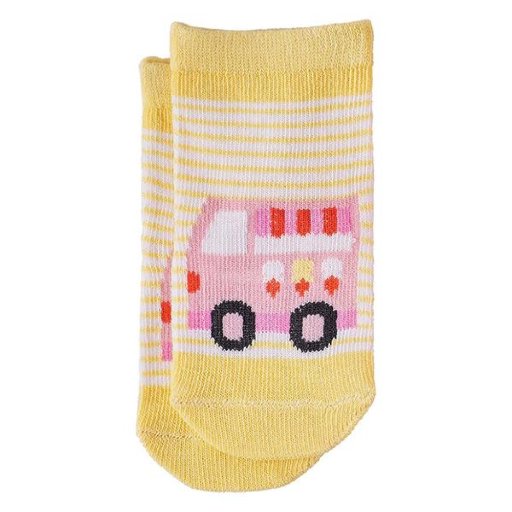 Bunte Socken Fahrzeug Eiswagen