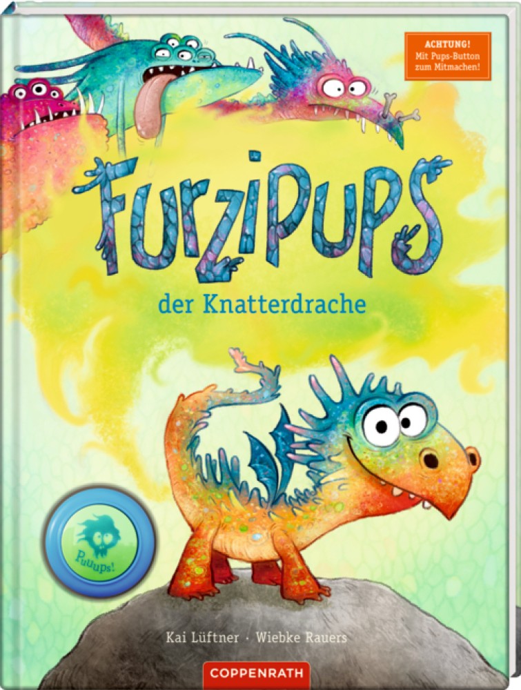 Furzipups der Knatterdrache Einband mit Spotlack