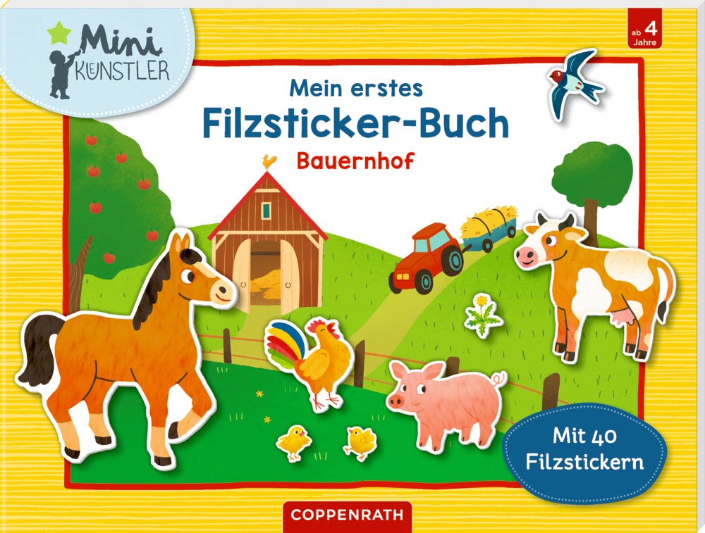 Filzsticker Buch Bauernhof