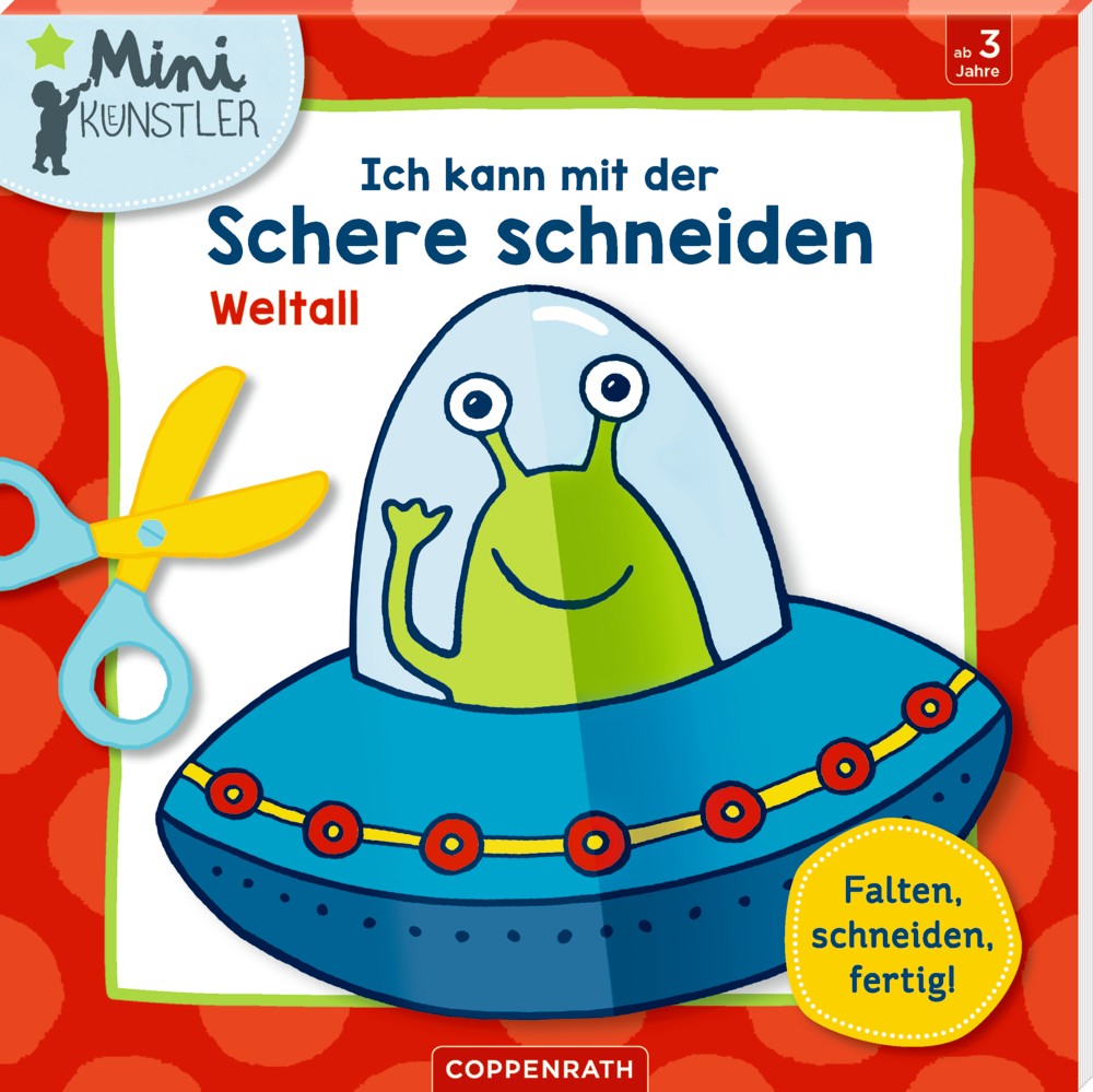 Schere Schneiden Weltall Mini Künstler