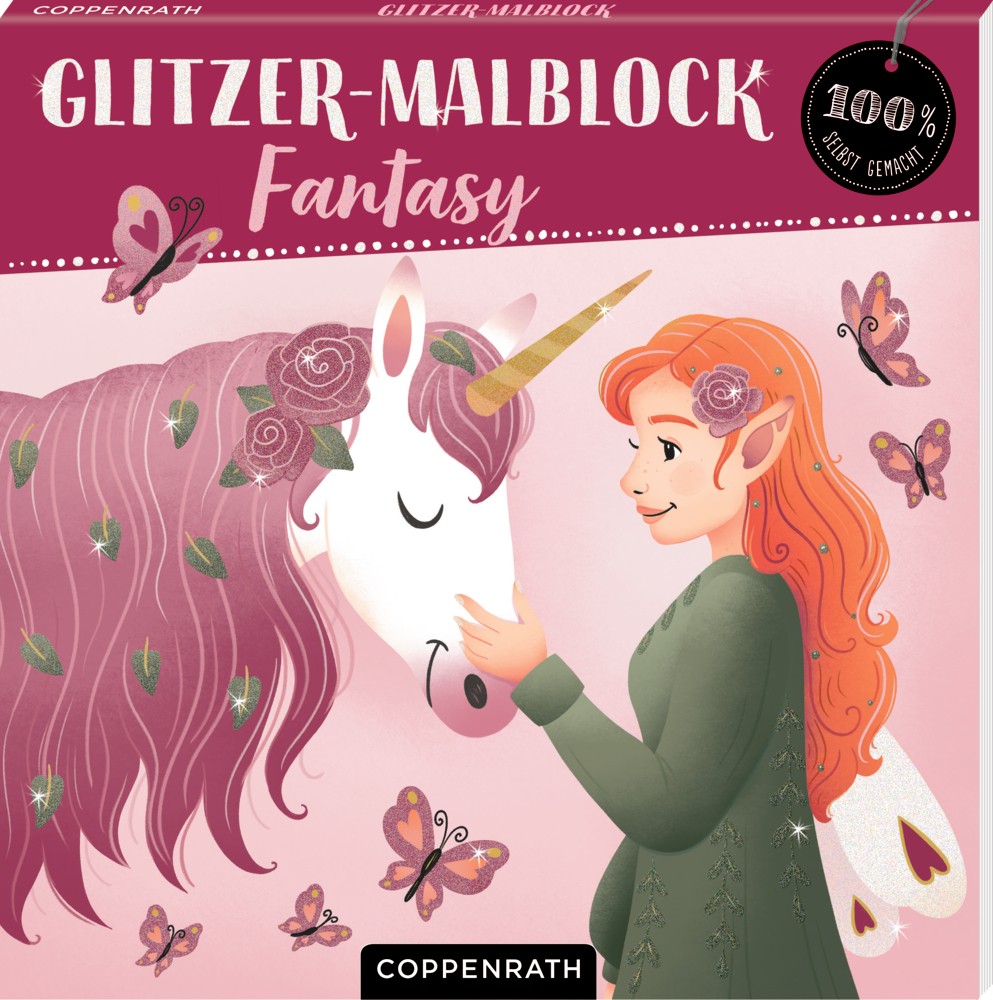 Glitzer Malblock Fantasy