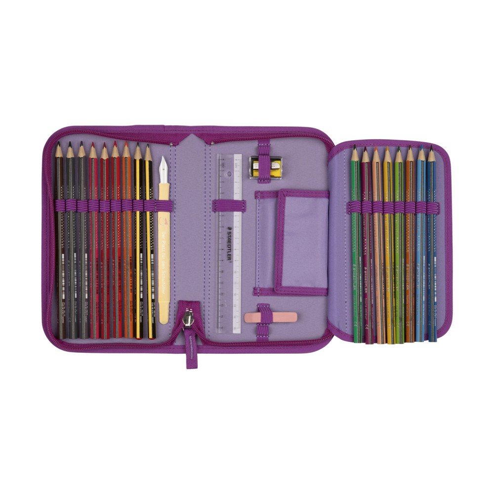 DerDieDas Purple Unicorn Etui Innenansicht