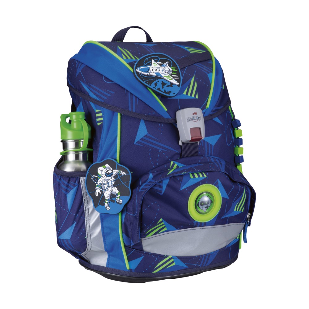 DerDieDas Ergoflex Set Led Moon Mission, ohne Trinkflasche, separat erhältlich Rückseite DerDieDas Ergoflex Set Led Moon Mission, ohne Trinkflasche, separat erhältlich Rückseite