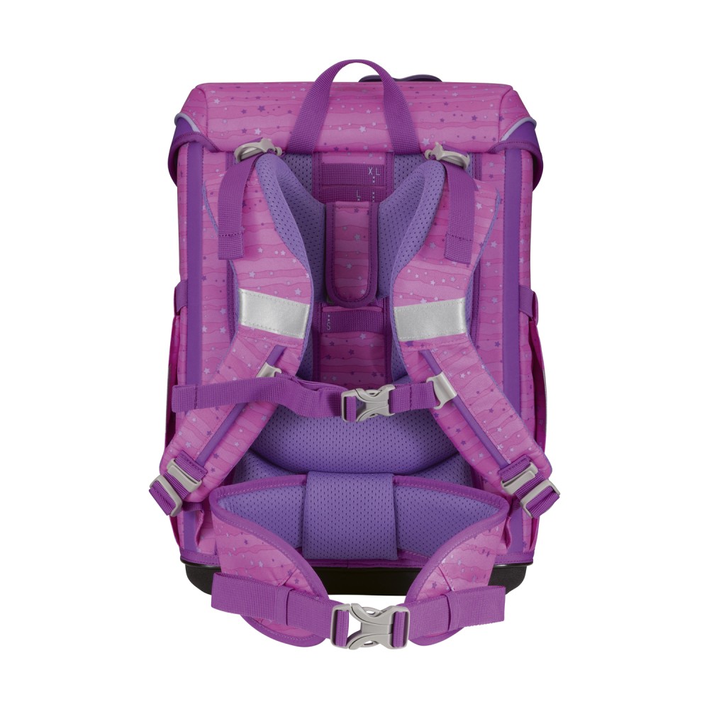 DerDieDas Easy Purple Unicorn Rückseitige Ranzenansicht
