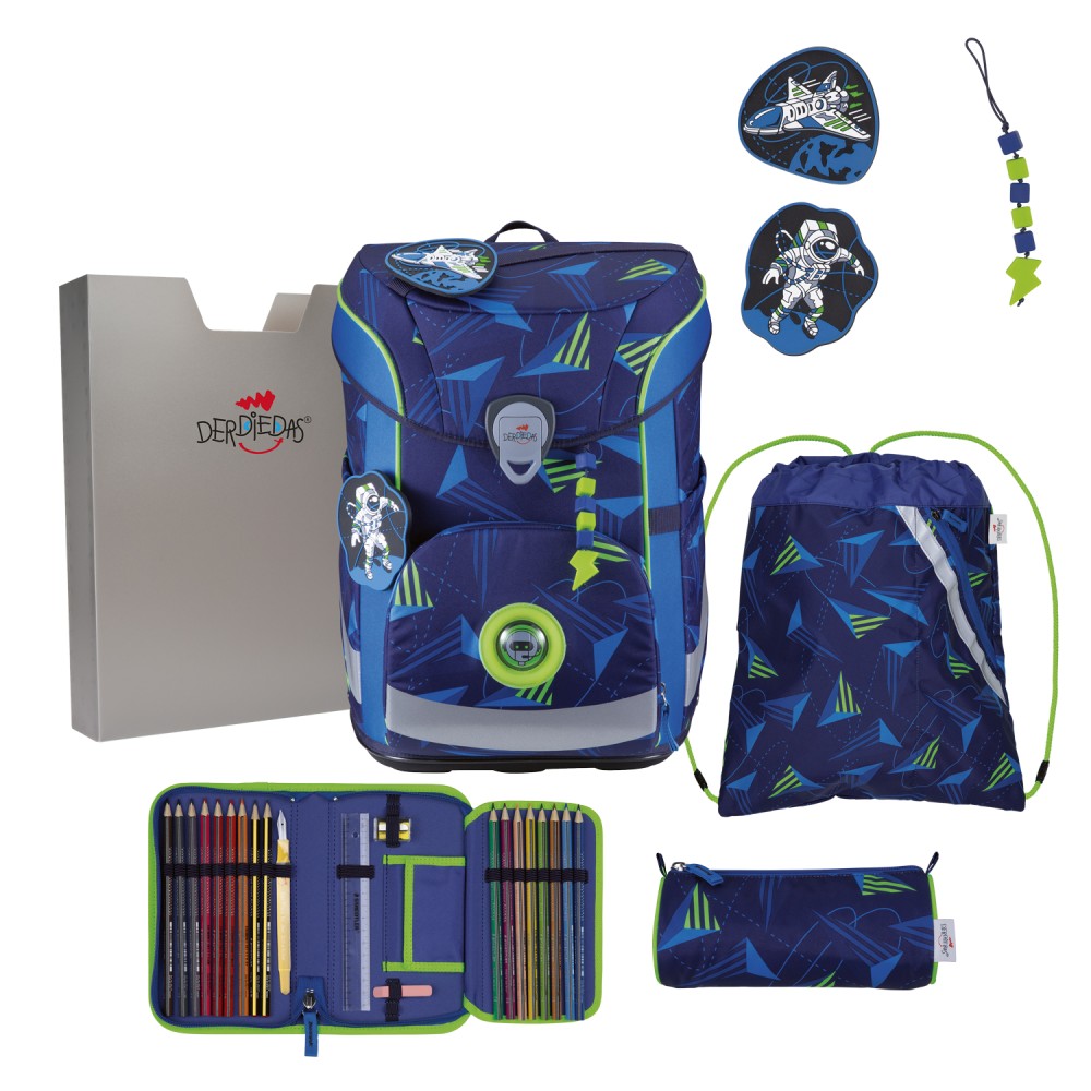 DerDieDas Schulranzen Easy mit LED Moon Mission