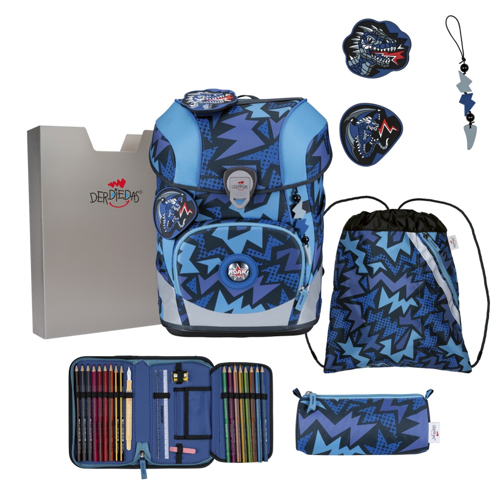 DerDieDas Ergoflex Tiny Dark Dragon Set 5 tlg