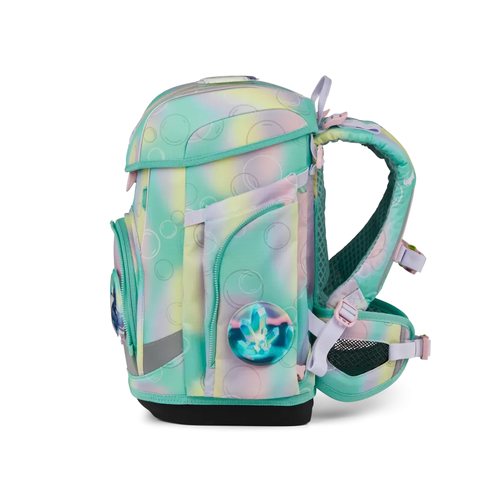 Ergobag Cubo light Zaubärwelt seitliche Ranzenansicht