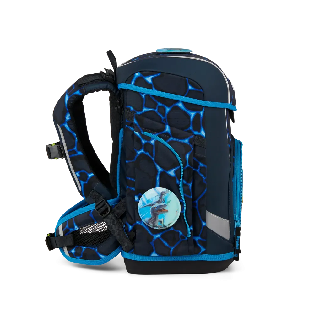 Ergobag Cubo light Bärassic Garden seitliche Ranzenansicht
