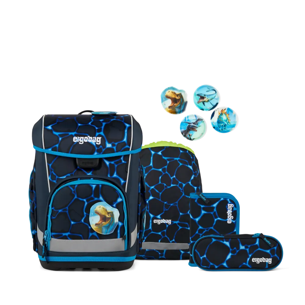 Ergobag Schulranzen Cubo light Bärassic Garden