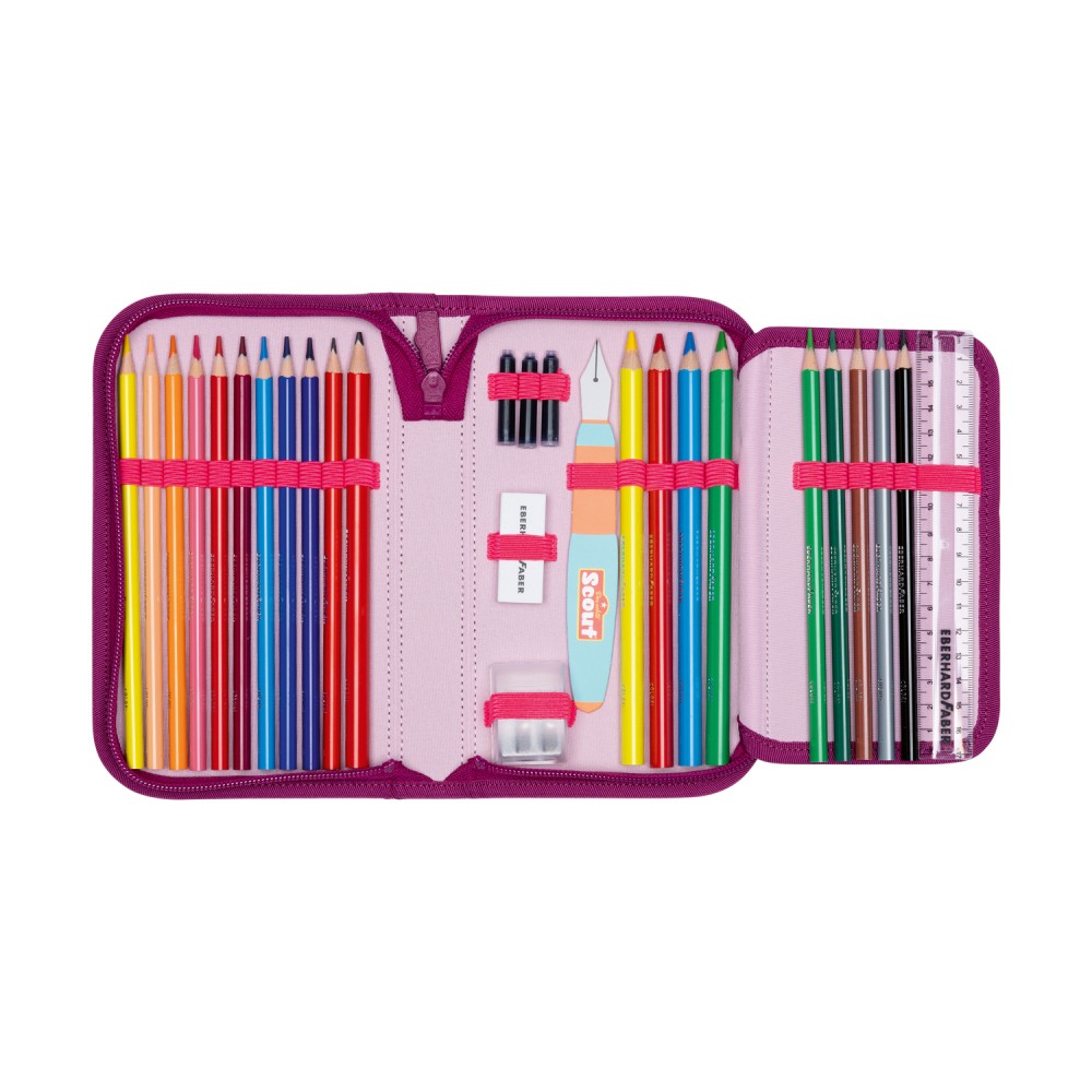 Scout Etui geöffnet Pink Stardust