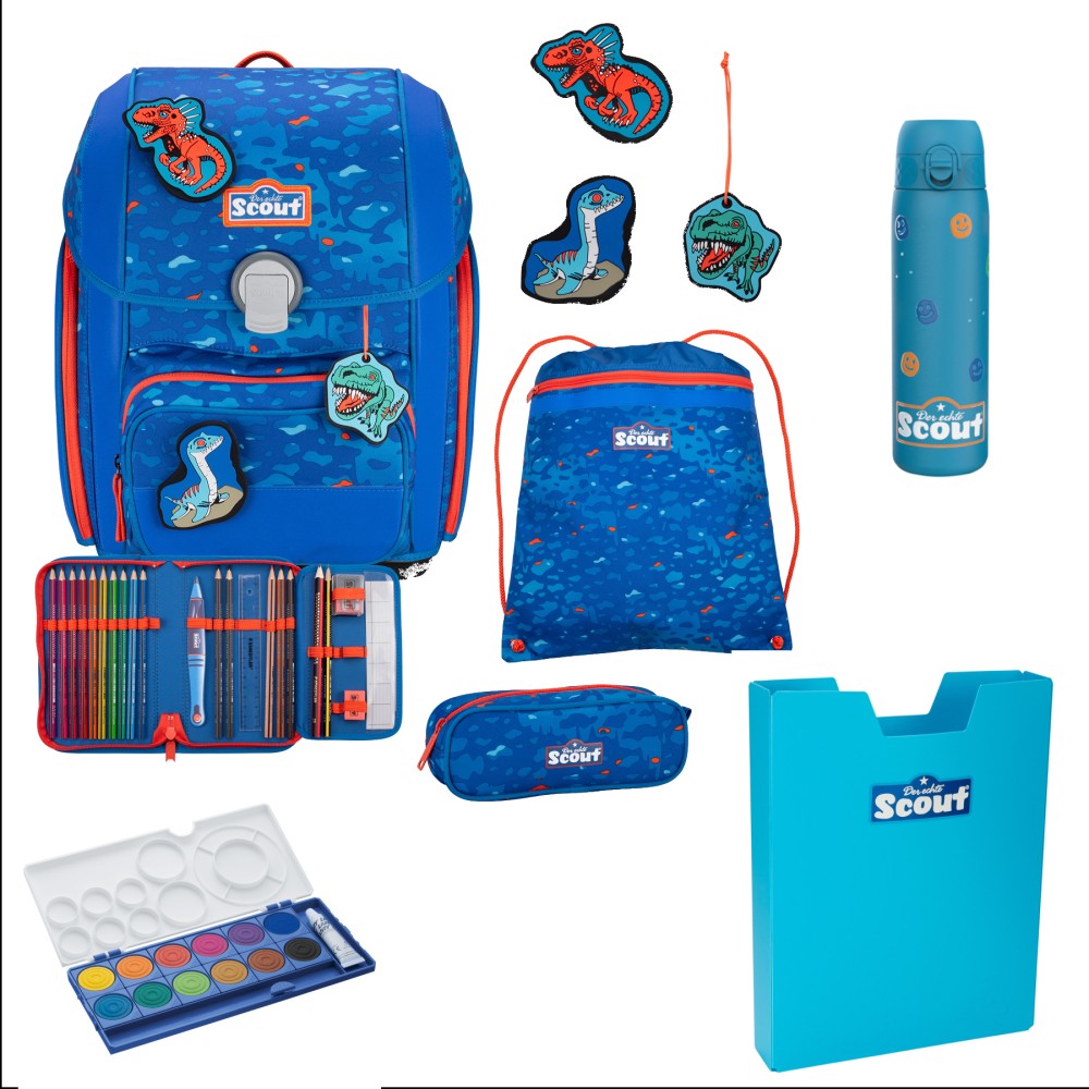 Scout Genius Blue Dino Set 6 teilig Scout Genius Blue Dino Set 6 teilig
