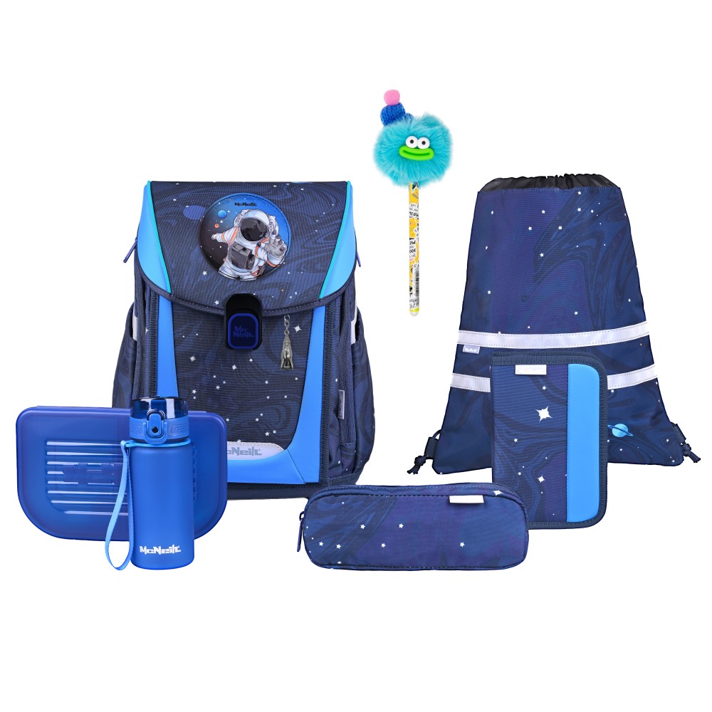 McNeill Schulranzen Primo Space + Gratisartikel