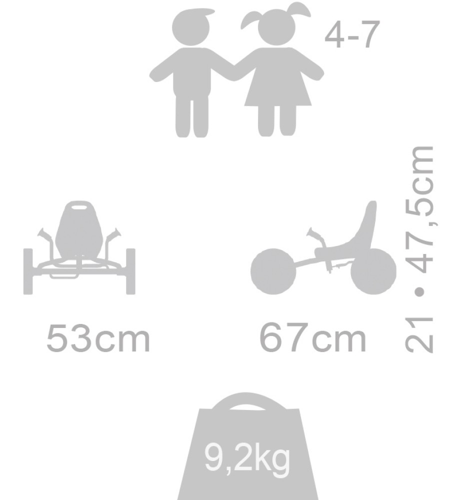Winther Viking Fun Cart: Altersempfehlung, Maße und Gewicht