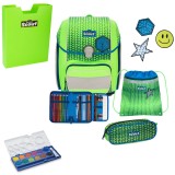Scout Genius Green Gecko Schulranzen Set 5tlg. + gratis Farbkasten