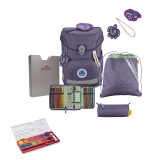 DerDieDas Schulranzen Ergoflex Easy Eco My Planet Set 5tlg. + gratis Farbkasten
