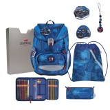DerDieDas Schulranzen Ergoflex Light Set Turbo Speed 5tlg.