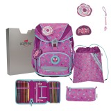 DerDieDas Ergoflex Superlight Schulranzen Set Sweet Sprinkles 5tlg.