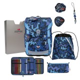 DerDieDas Schulranzen Ergoflex Easy Set Dark Dragon 5tlg.
