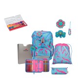 DerDieDas Schulranzen Ergoflex Set 5tlg. Happy Pixel + gratis Farbkasten