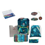 DerDieDas Schulranzen Ergoflex Tiny Set 5tlg. Magic Light + gratis Farbkasten