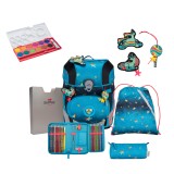 DerDieDas Schulranzen Ergoflex Tiny LED Set 5tlg. Rainbow Star + gratis Farbkasten