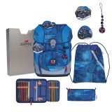 DerDieDas Ergoflex Tiny Schulranzen Turbo Speed Set  5tlg.