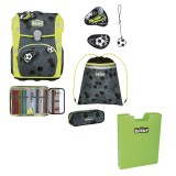 Scout Neo Exkluxiv Schulranzen Set Superflash Extreme Soccer Star Set 5tlg.