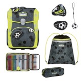 Scout Neo Exkluxiv Schulranzen Set Superflash Extreme Soccer Star Set 4tlg.
