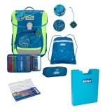 Scout Neo DIN Deep Sea Schulranzen Set 5tlg. + gratis Farbkasten