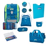Scout Genius DIN Deep Sea Schulranzen Set 7tlg. + gratis Farbkasten