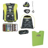 Scout Micro Exkluxiv Schulranzen Set Superflash Extreme Soccer Star Set 5tlg.