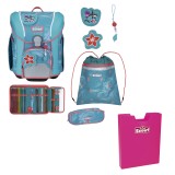 Scout Micro Exklusiv Schulranzen Set Safety Light Aloha 5tlg.