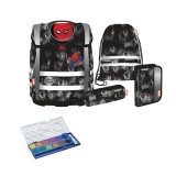 McNeill Disney Marvel Spiderman II Perfecto Schulranzen Set 5tlg. + gratis Farbkasten